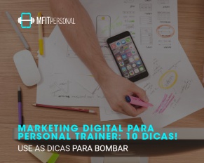 marketing digital para personal trainer na foto os gráficos com informações